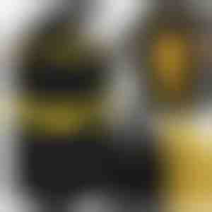 Deco haus® Poubelle (90-120 L) - Support pour sacs poubelle - Poubelle pour sacs poubelle - Poubelle avec couvercle - Système pour déchets de cuisine - Support robuste pour sac poubelle - NOIR